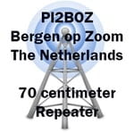 PI2BOZ 430.025 MHz Bergen op Zoom Repeater